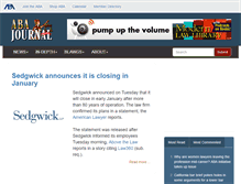 Tablet Screenshot of abajournal.com